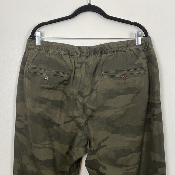 Abercrombie & Fitch Camo joggers men XL 4 pocket drawstring 4 pocket zip closure - Picture 6 of 8